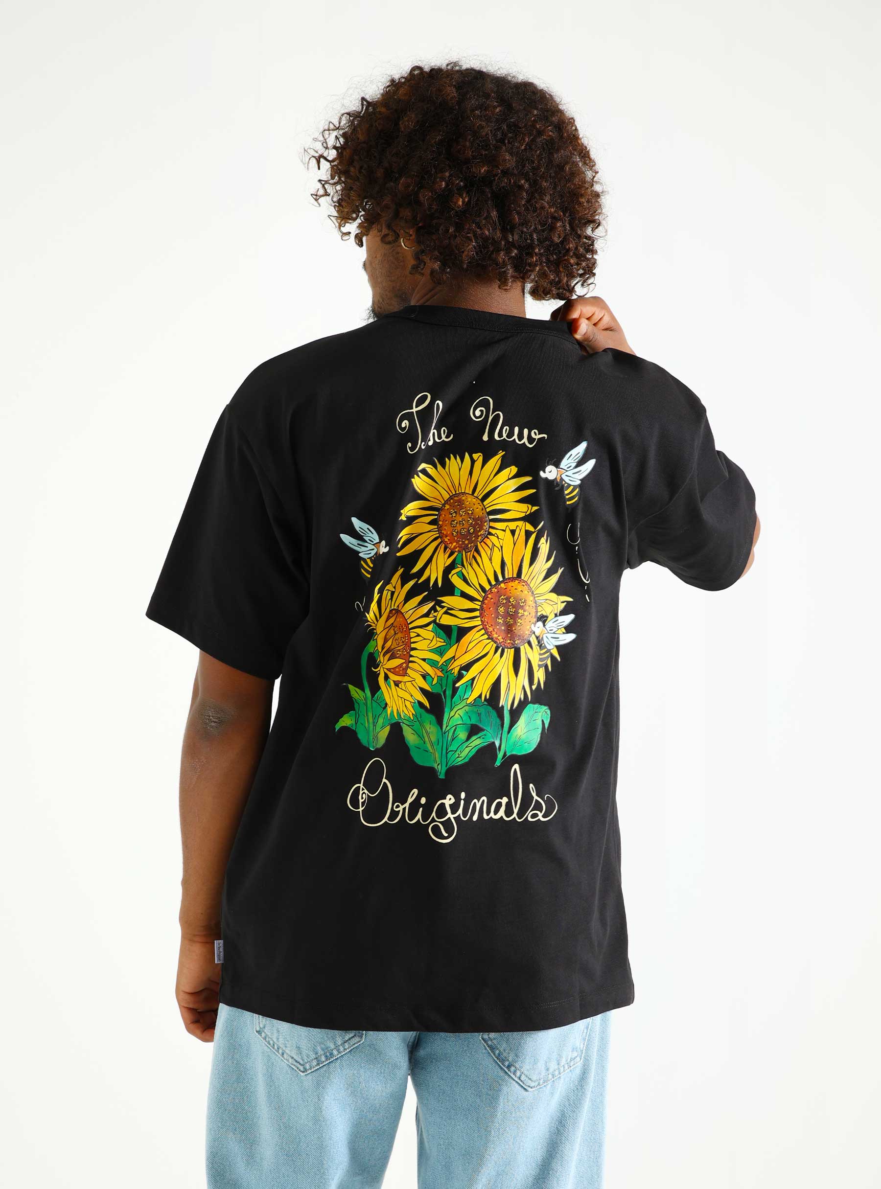 The New Originals Sunflower T-Shirt Black 100SFRE24.999