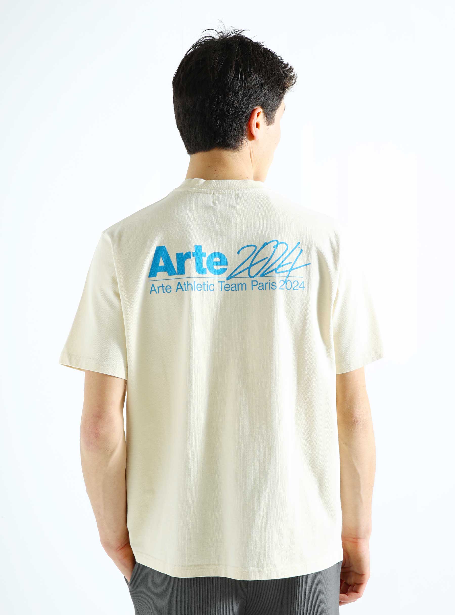 Arte Antwerp Teo Back SS24 T-shirt Cream SS24-023T