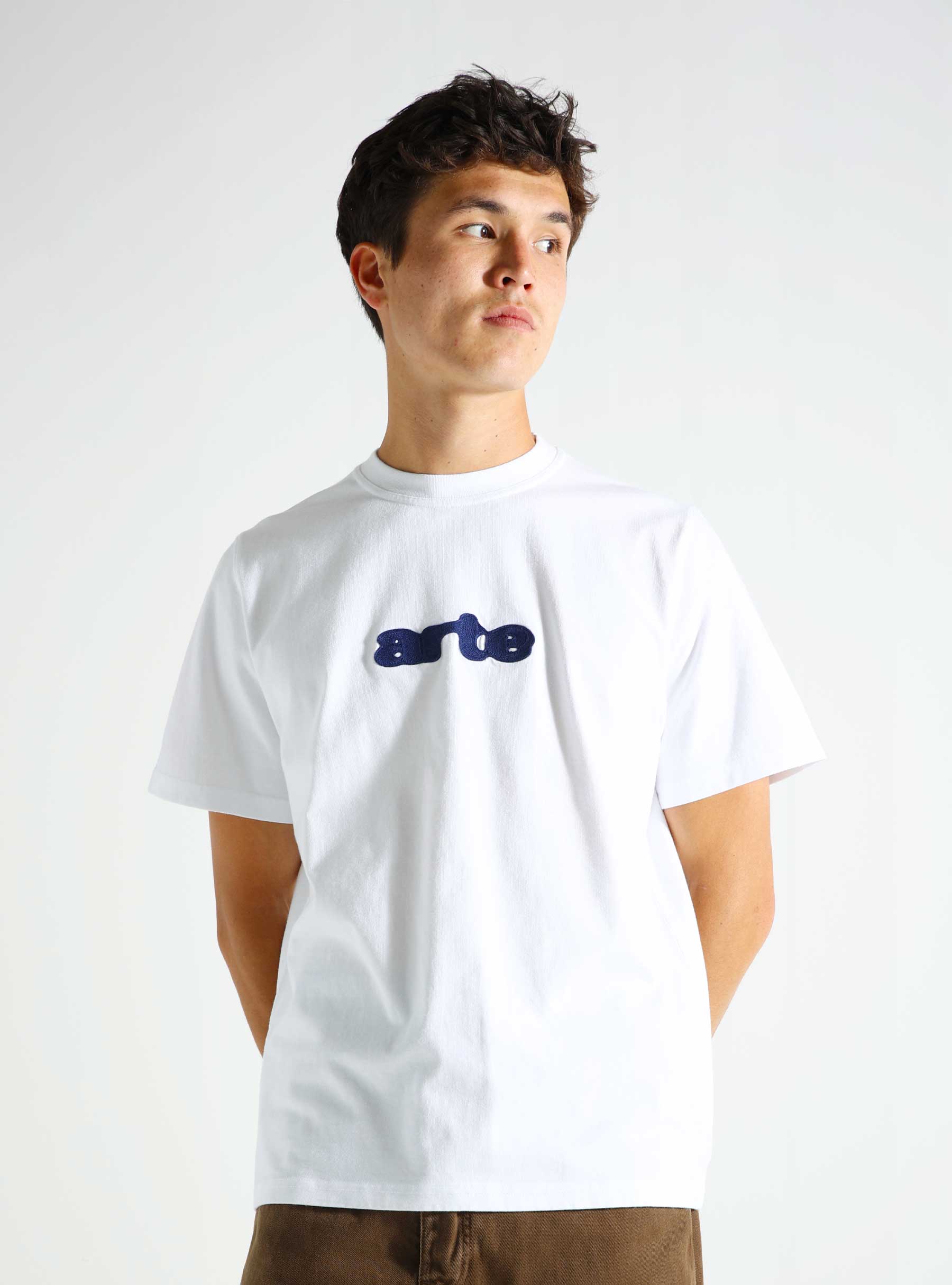 Arte Antwerp Blur Embroidery T-shirt White AW24-123T