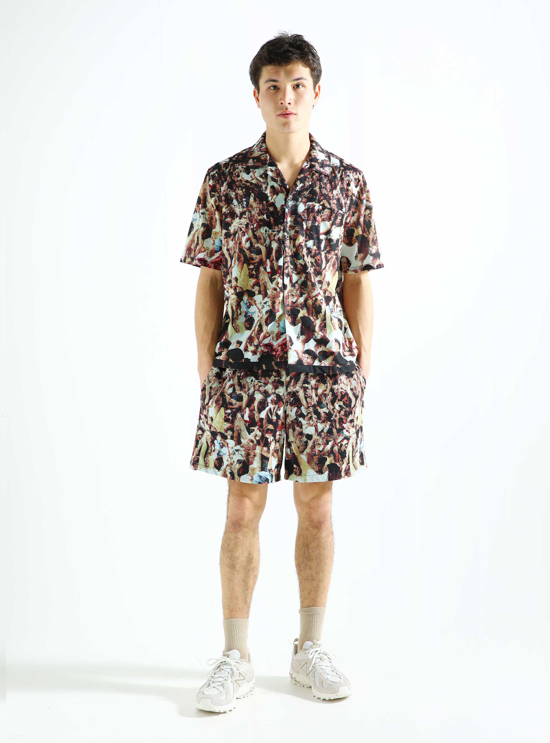 Arte Antwerp Scottie Mesh Shirt Allover Print SS24-120S