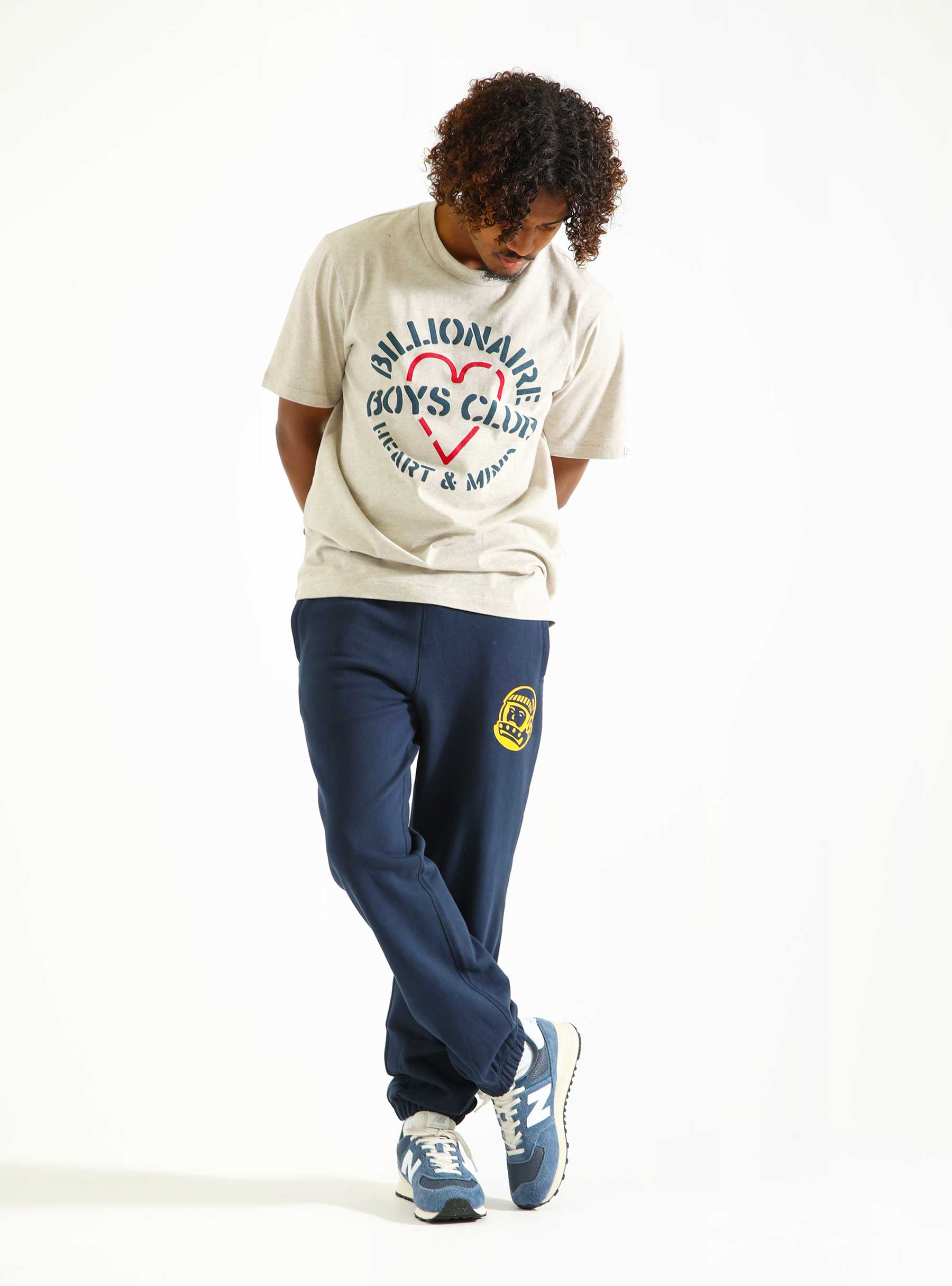 Billionaire Boys Club Helmet Logo Sweatpants Navy B24209