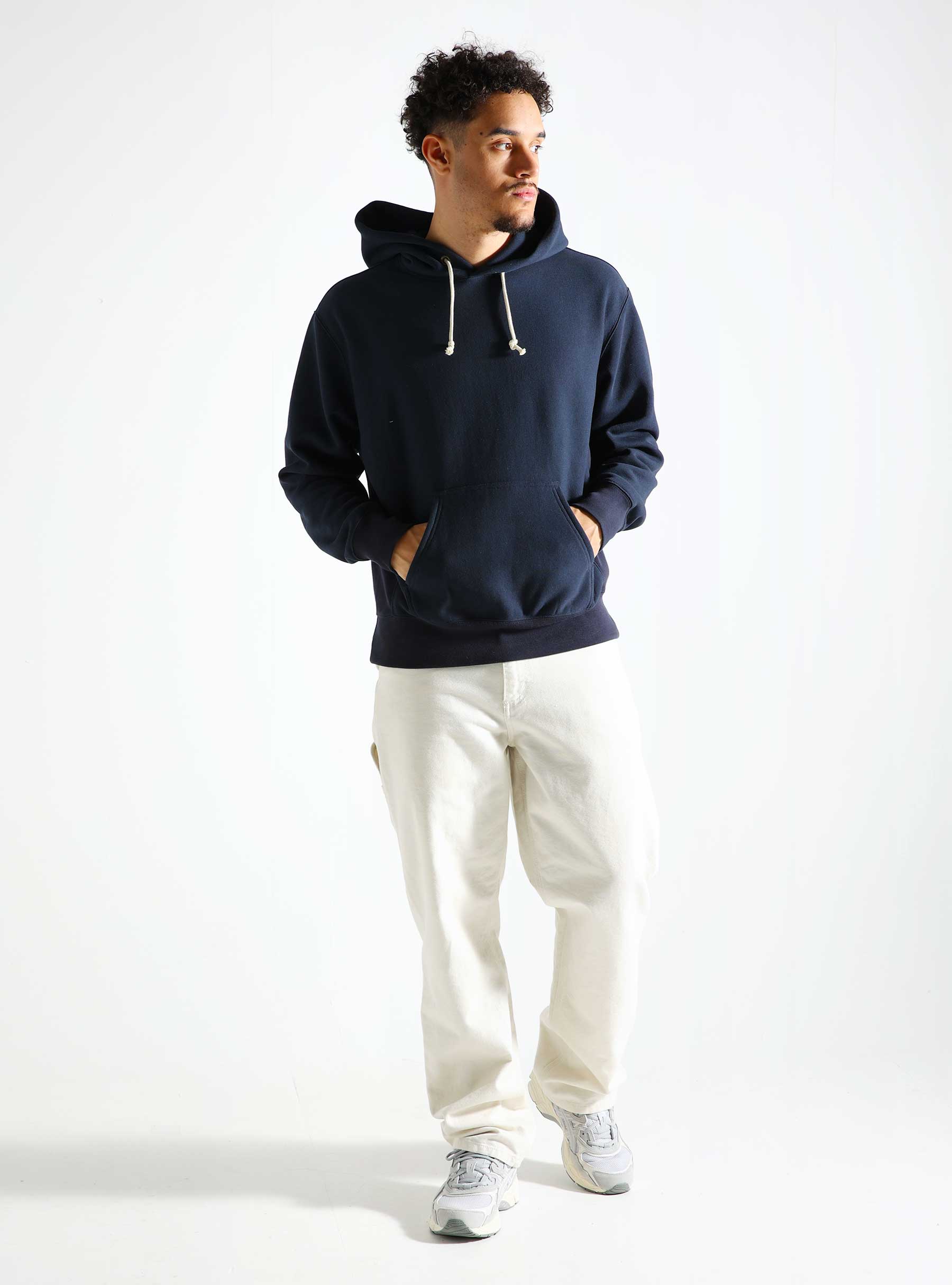 Champion Hooded Sweatshirt New Navy 220070-BS501