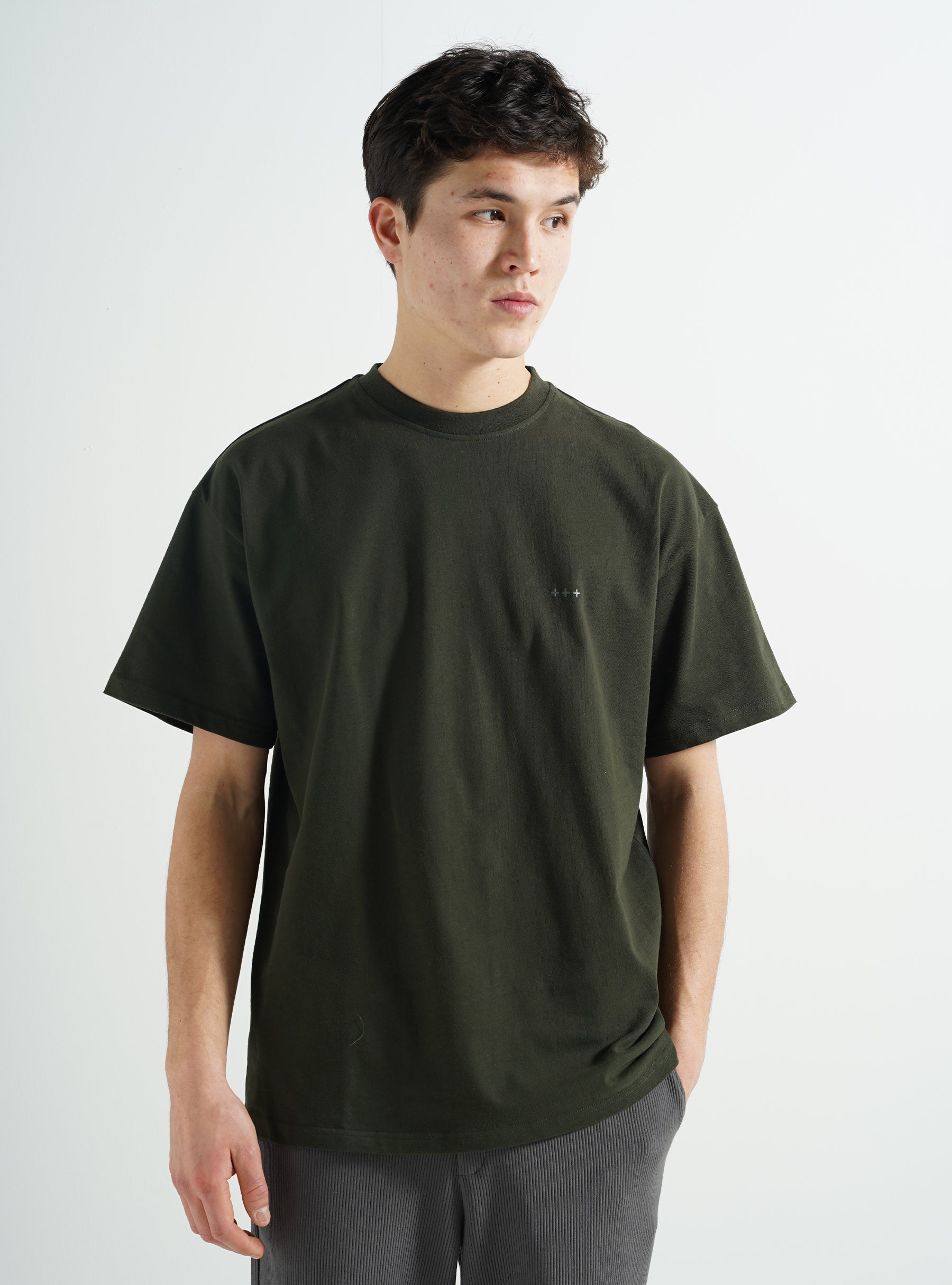 Quality Blanks QB303 Loose T-shirt Duffle Green