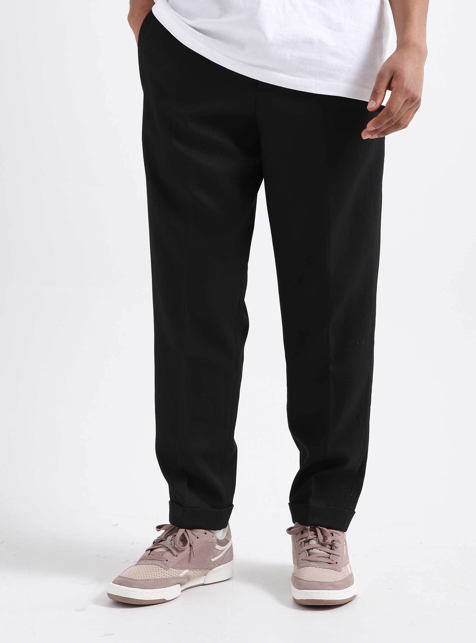 OLAF Slim Elasticated Trouser Black M990402