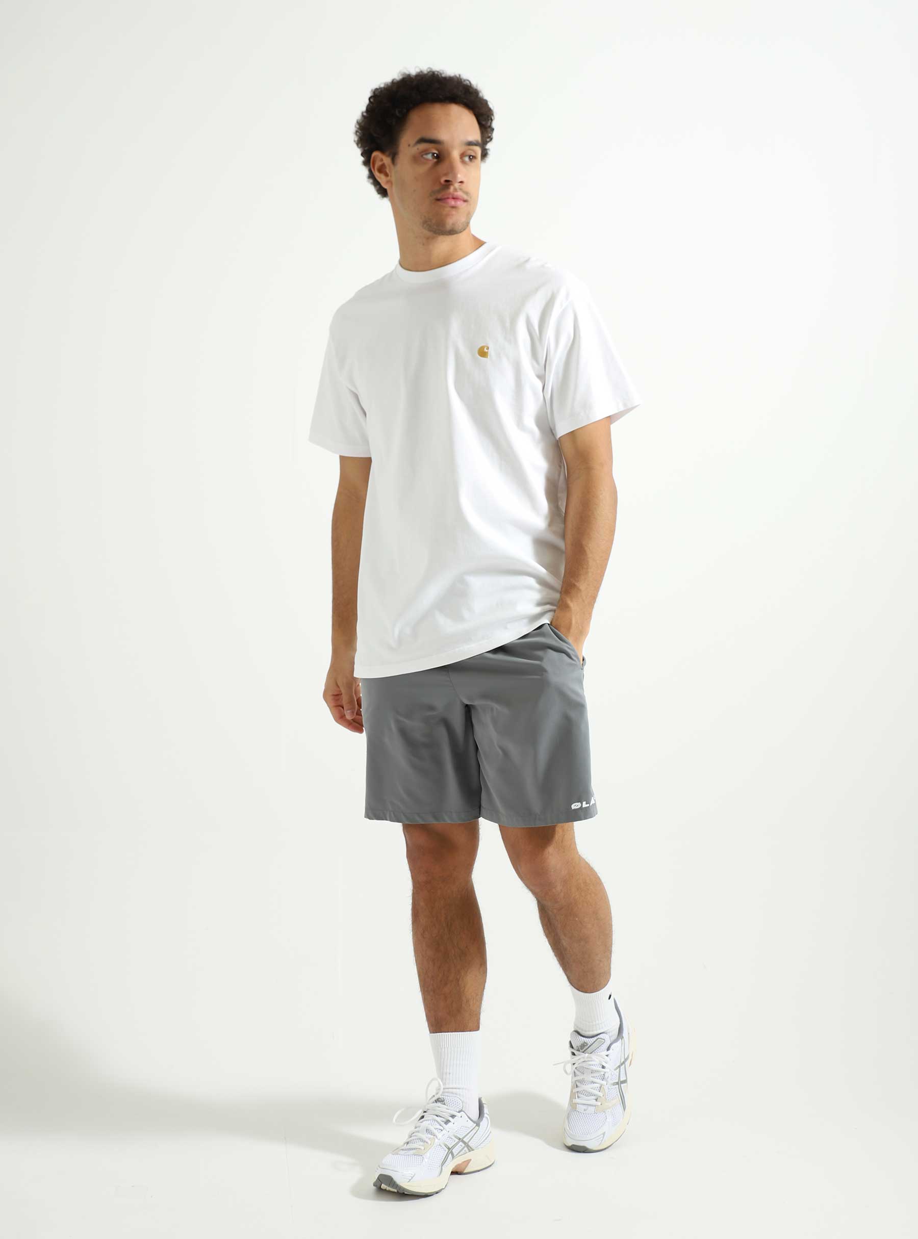 Carhartt WIP Chase T-Shirt White Gold I026391-00RXX