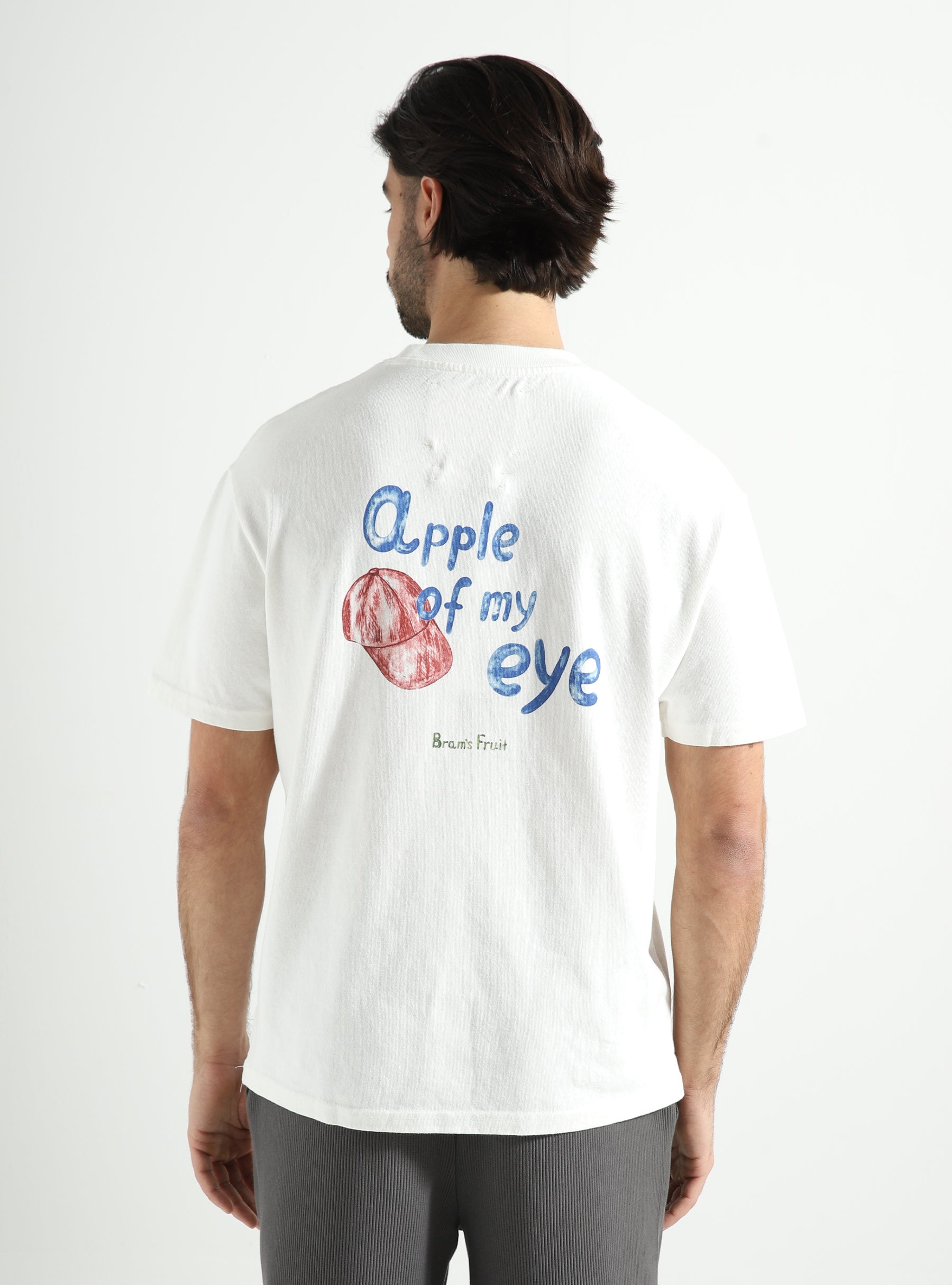 Brams Fruit Apple Of My Eye T-shirt Antique White 172