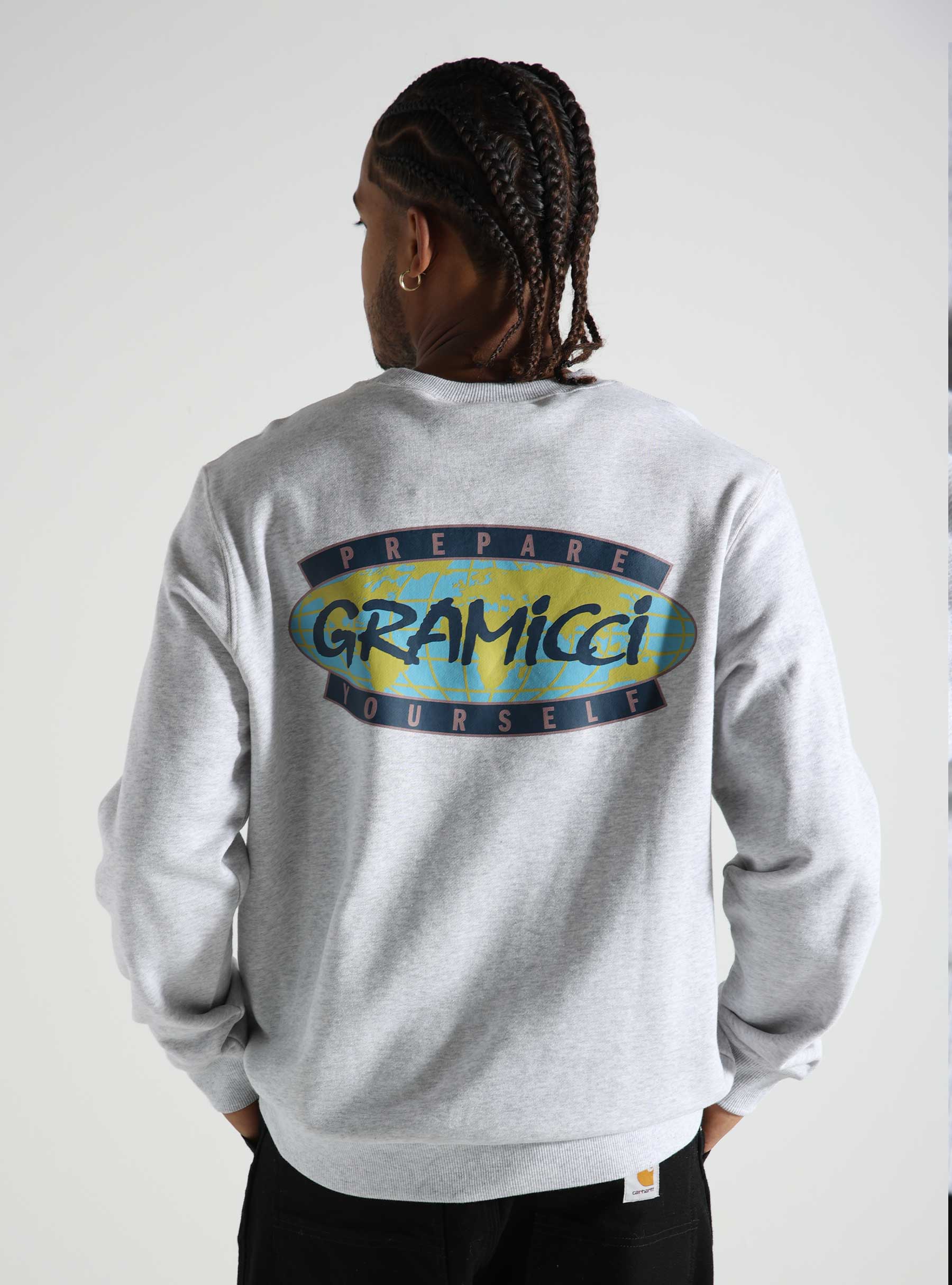 Gramicci Prepare Yourself Sweater Grey Heather G4FU-J114