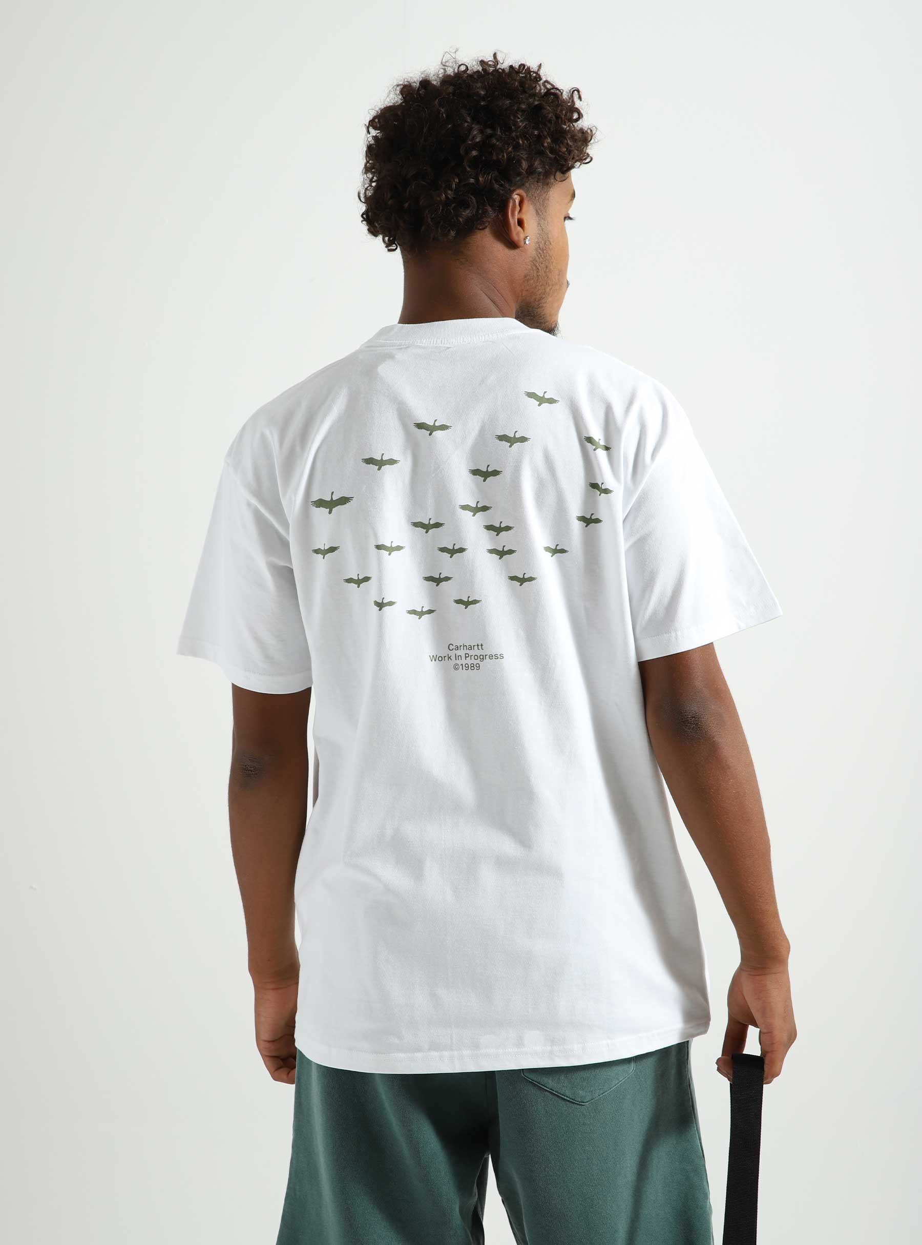 Carhartt WIP Formation T-Shirt White Green I032126-1ORXX