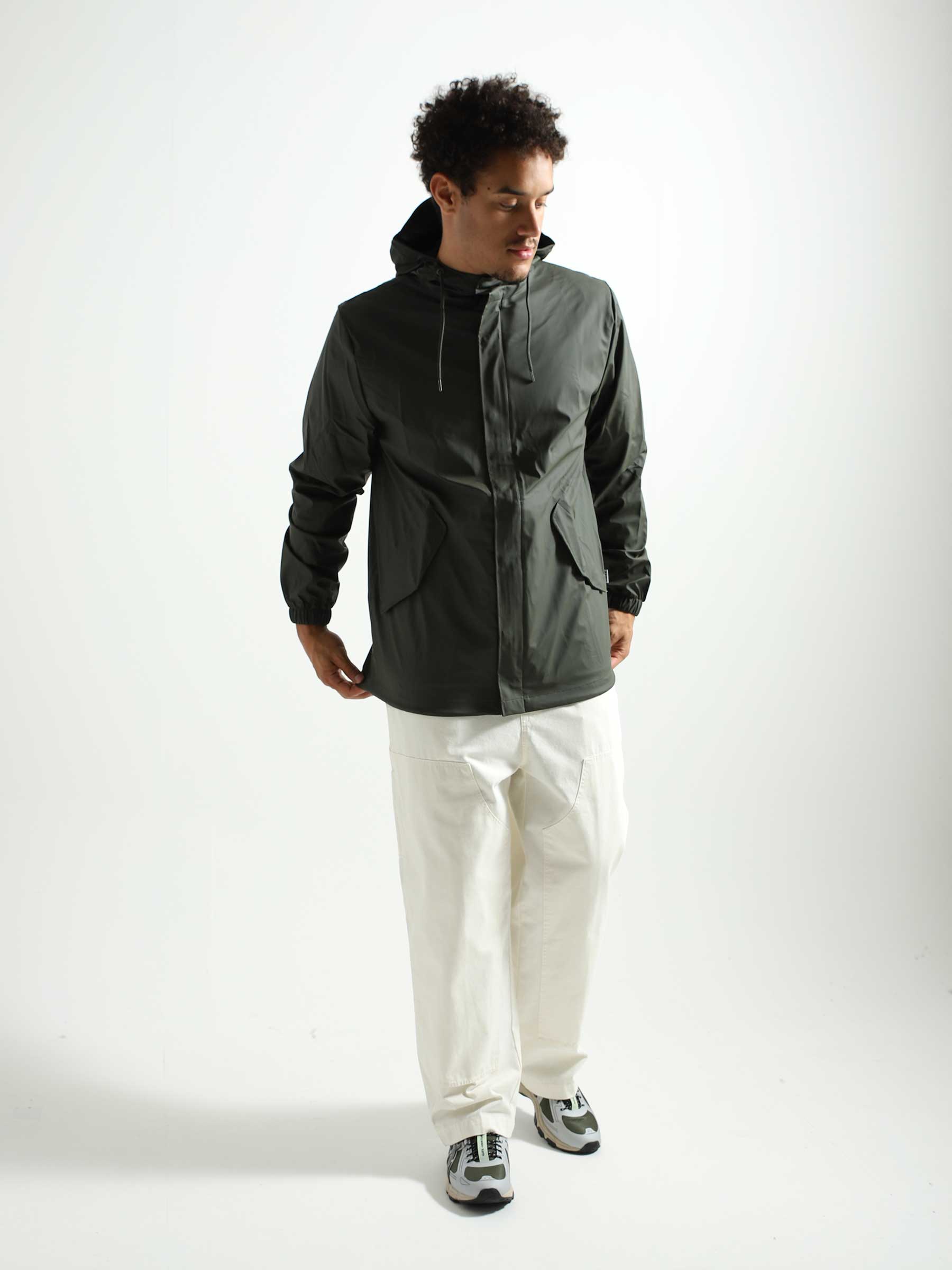 Rains Fishtail Jacket W3 Green 18010-03