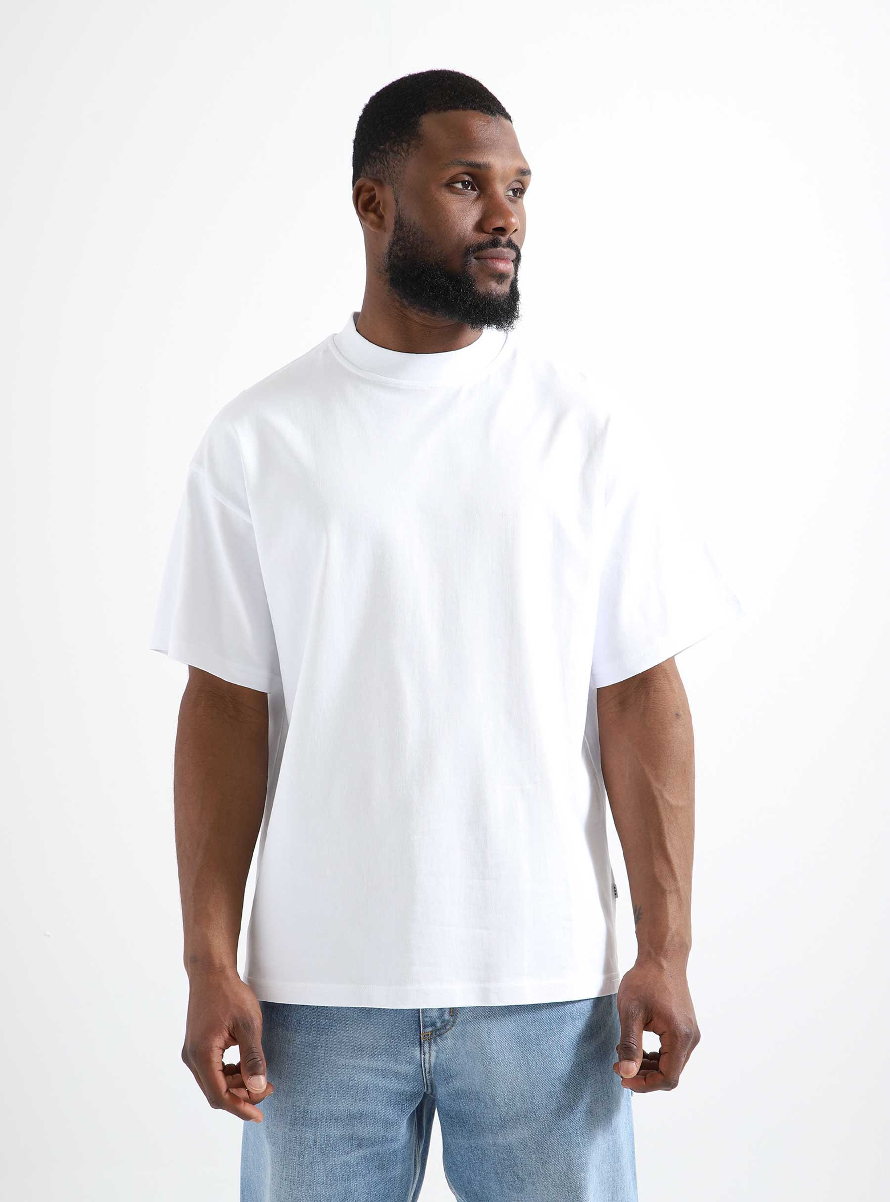 Quality Blanks QB303 Loose T-shirt White