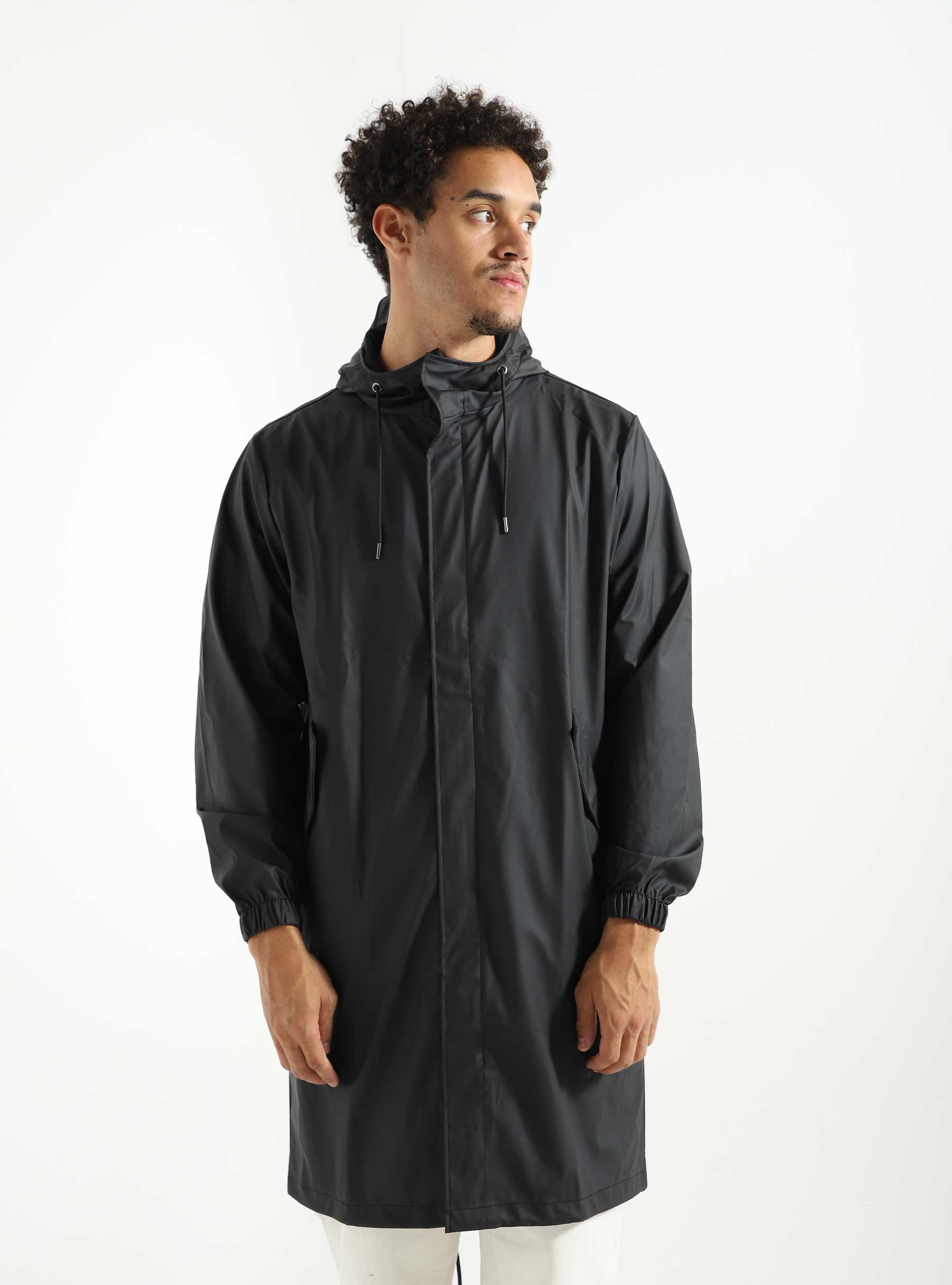 Rains Fishtail Parka W3 Black 18140-01