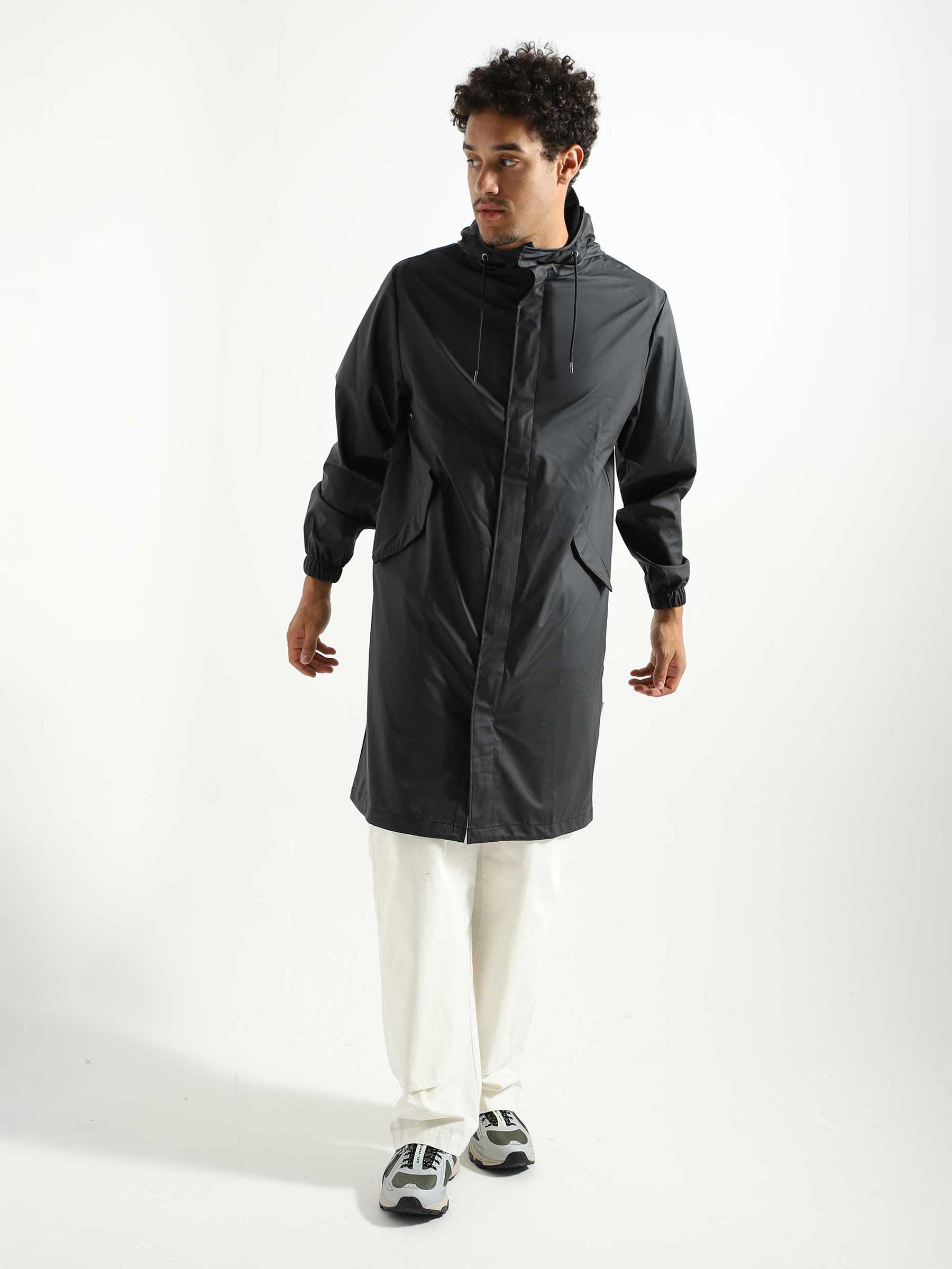 Rains Fishtail Parka W3 Black 18140-01