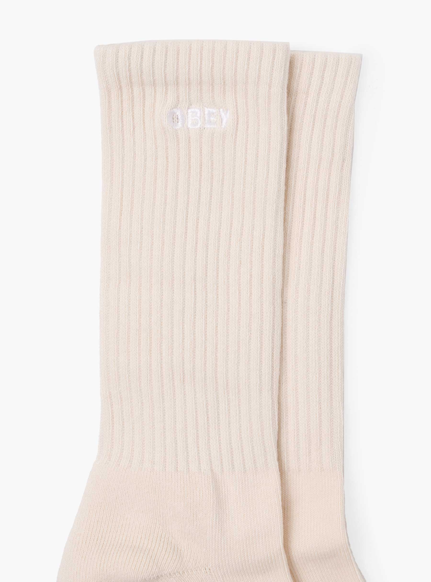 Obey Bold Socks Unbleached 100260144