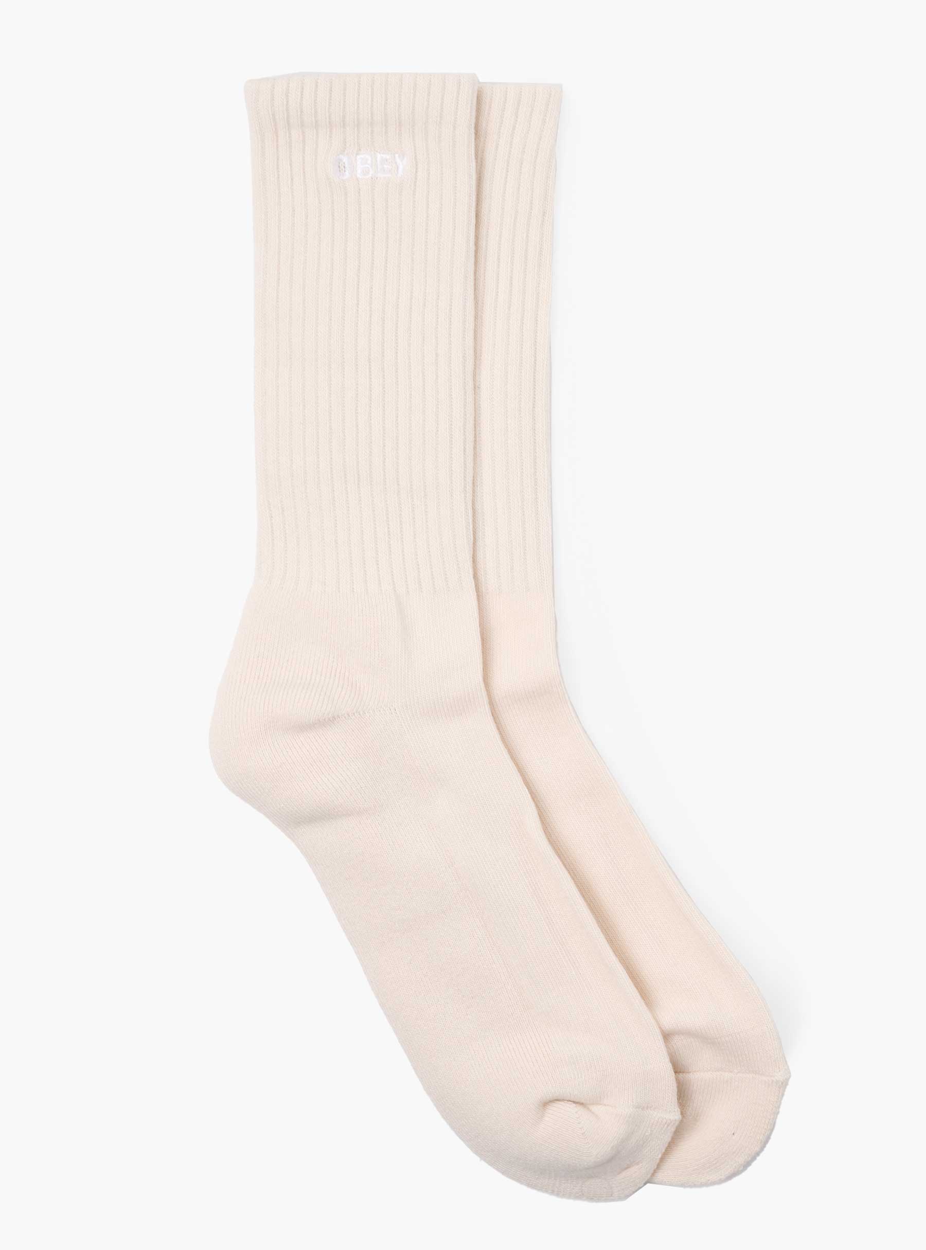 Obey Bold Socks Unbleached 100260144