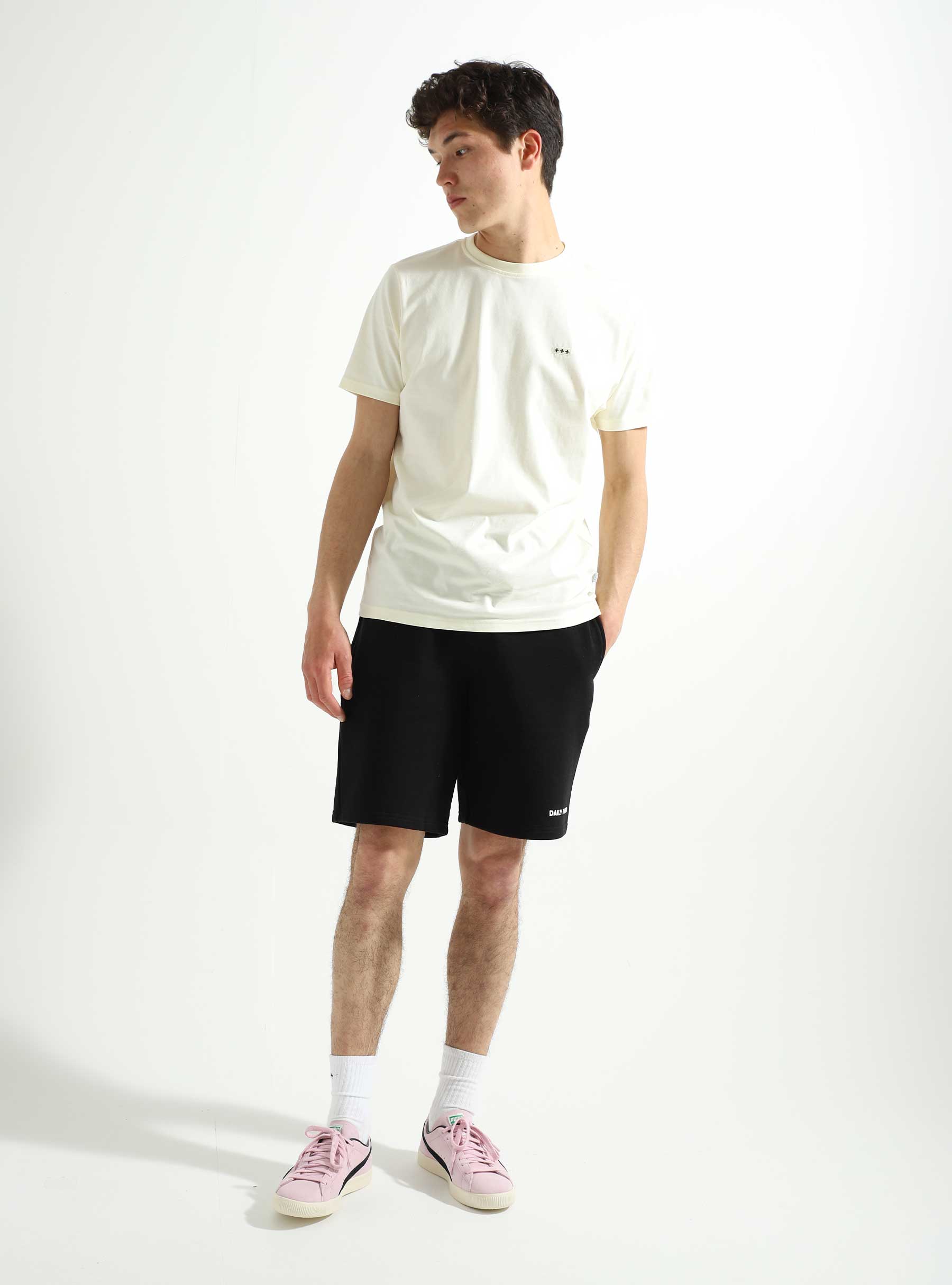 Quality Blanks QB03 Patch Logo T-shirt Off White