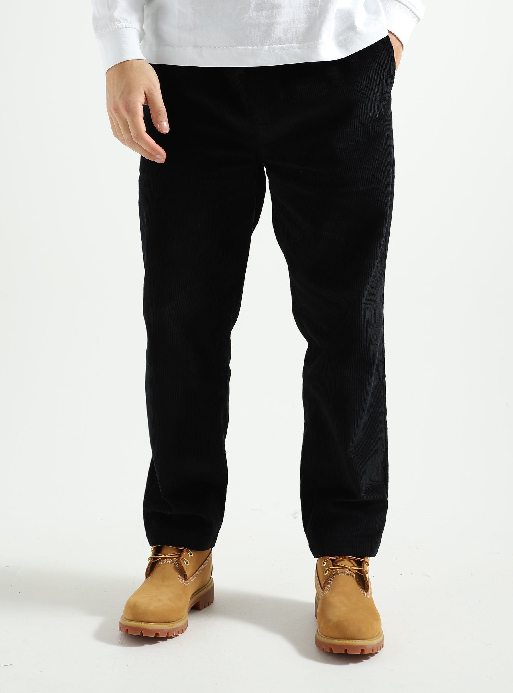 Quality Blanks QB440 Cord Pant Black