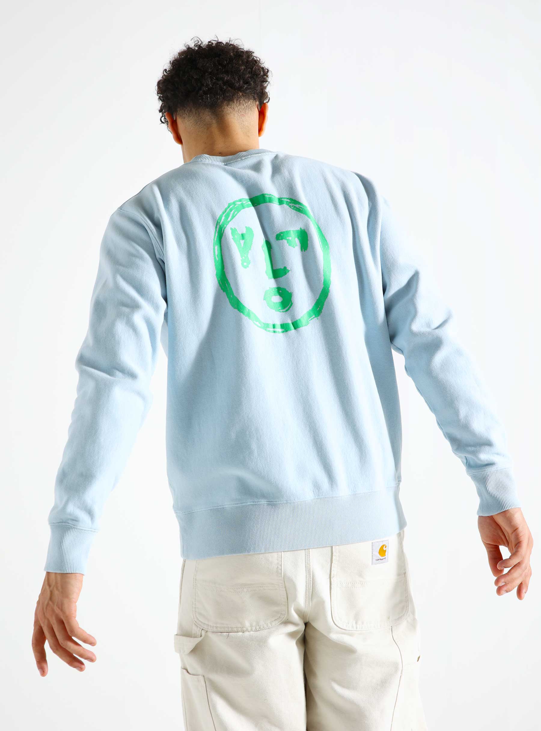 OLAF Face Crewneck Glacier Blue M170202