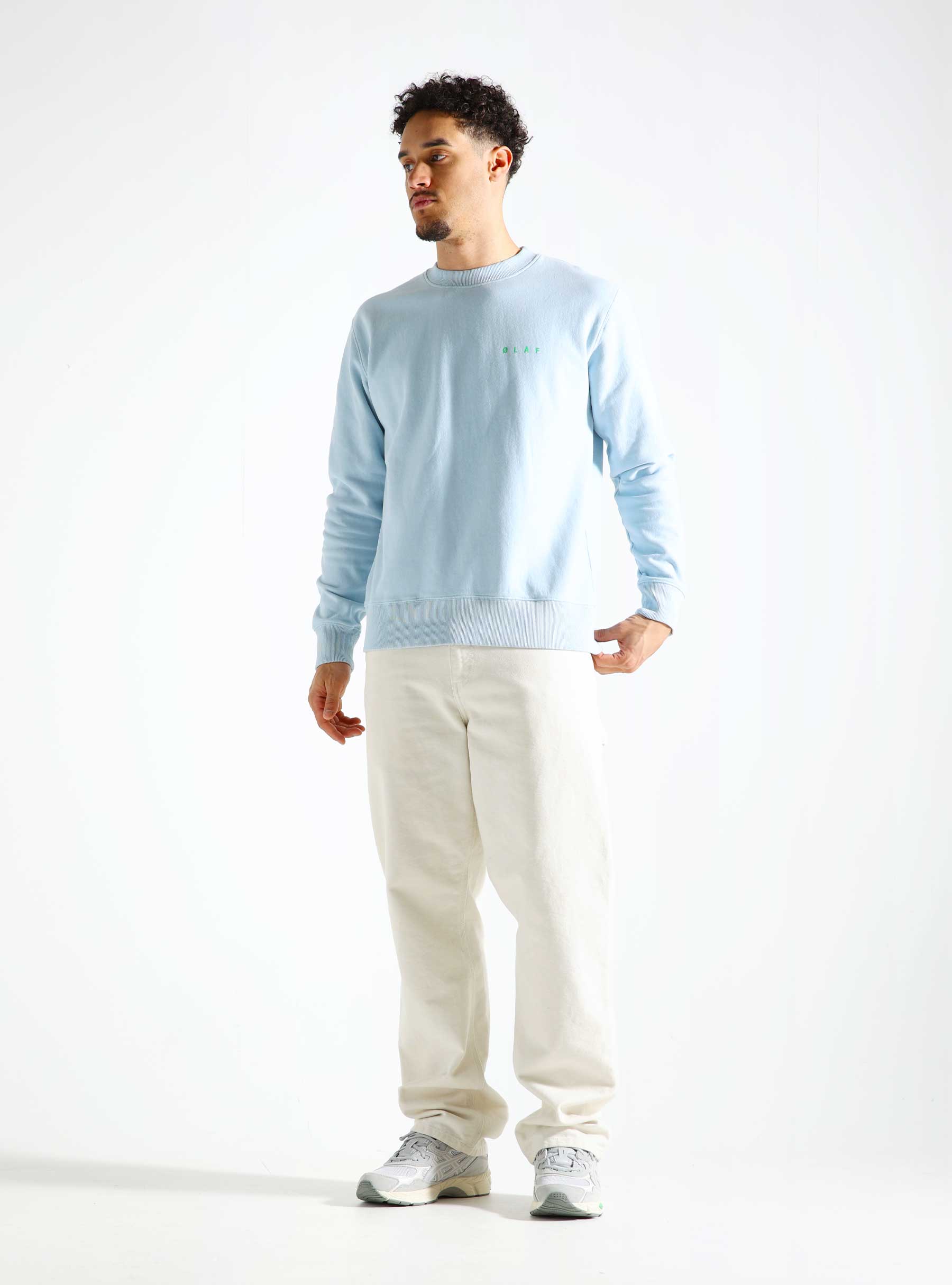 OLAF Face Crewneck Glacier Blue M170202