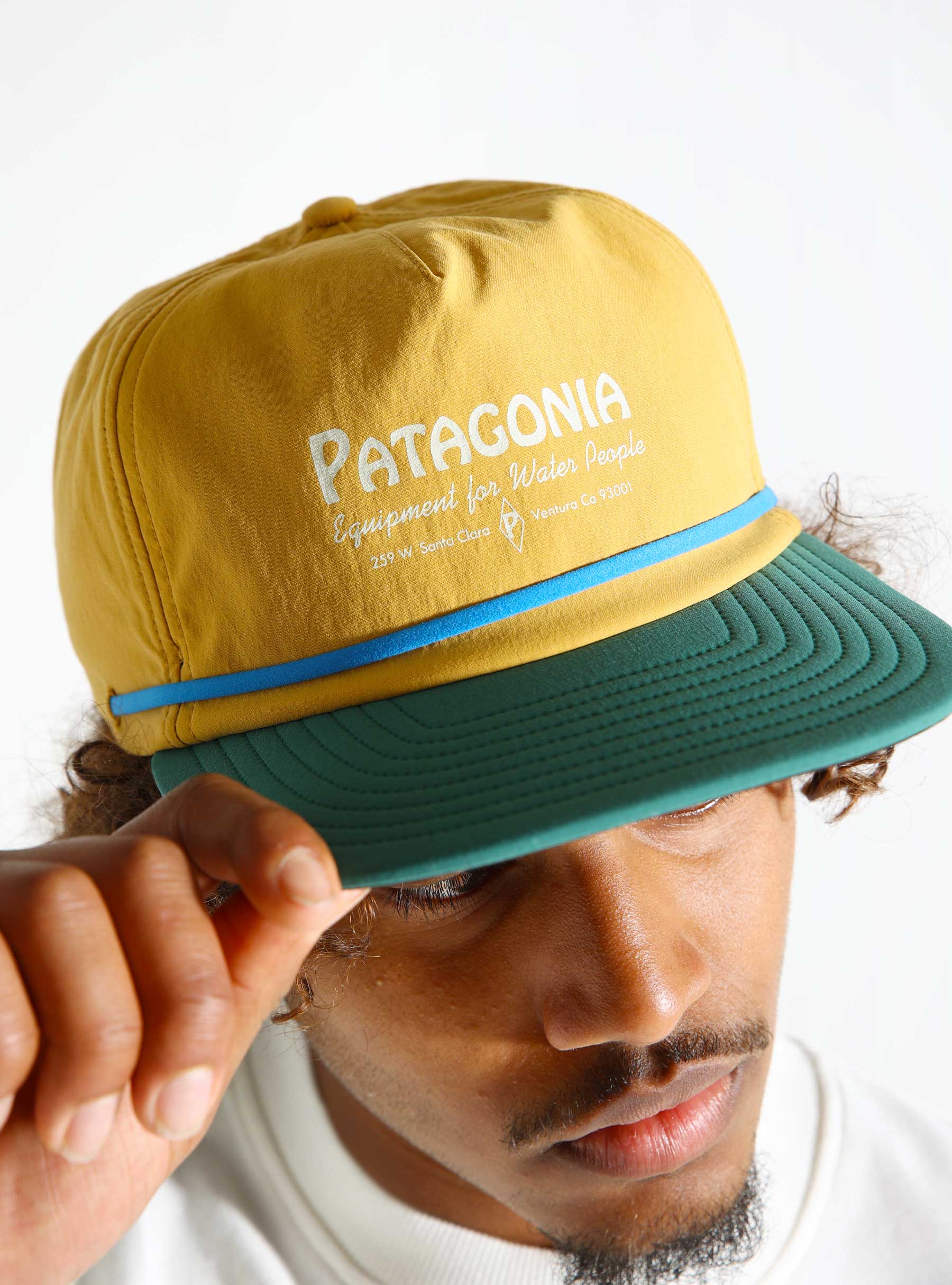 Patagonia Merganzer Hat Water People Banner Pufferfish Gold 33482-WPPG