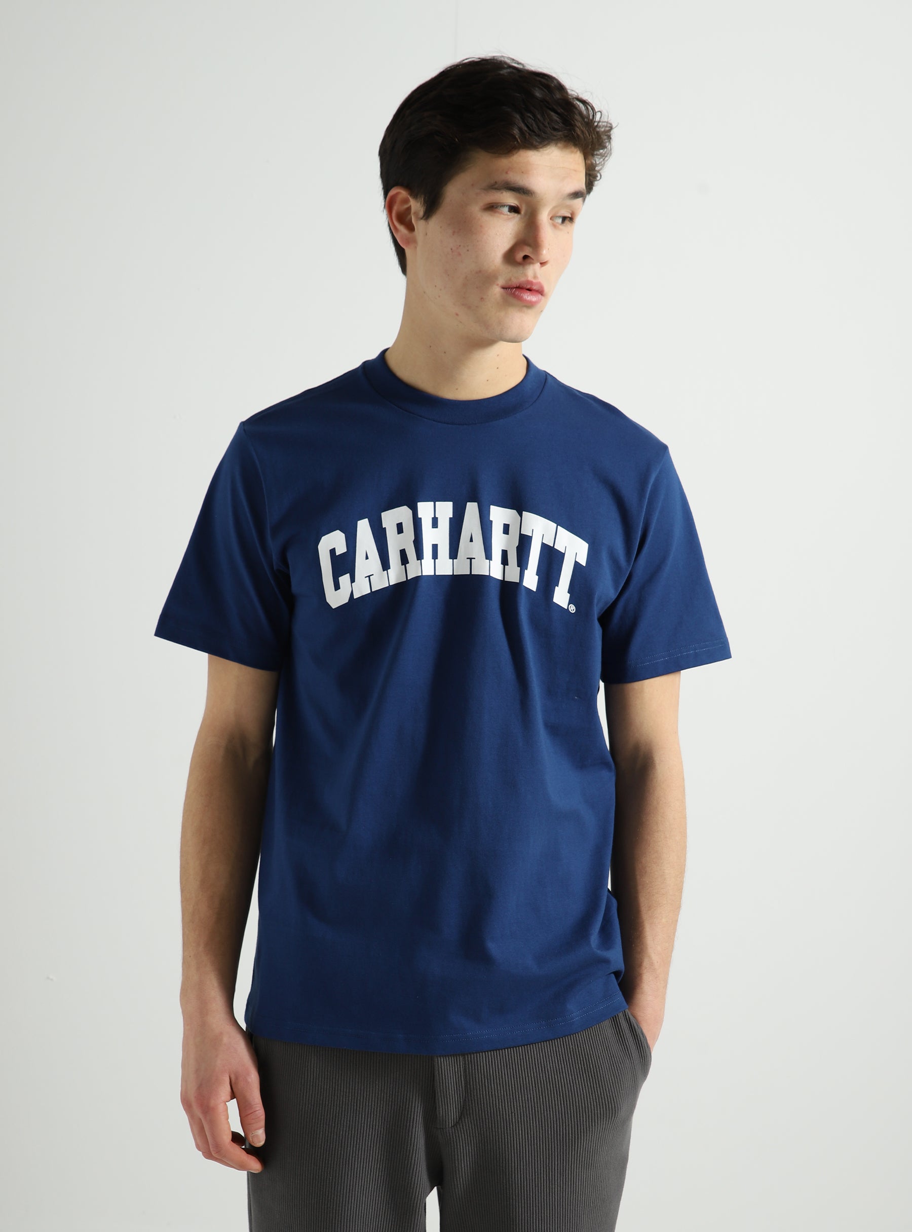 Carhartt WIP University T-Shirt Elder White I028990-22TXX