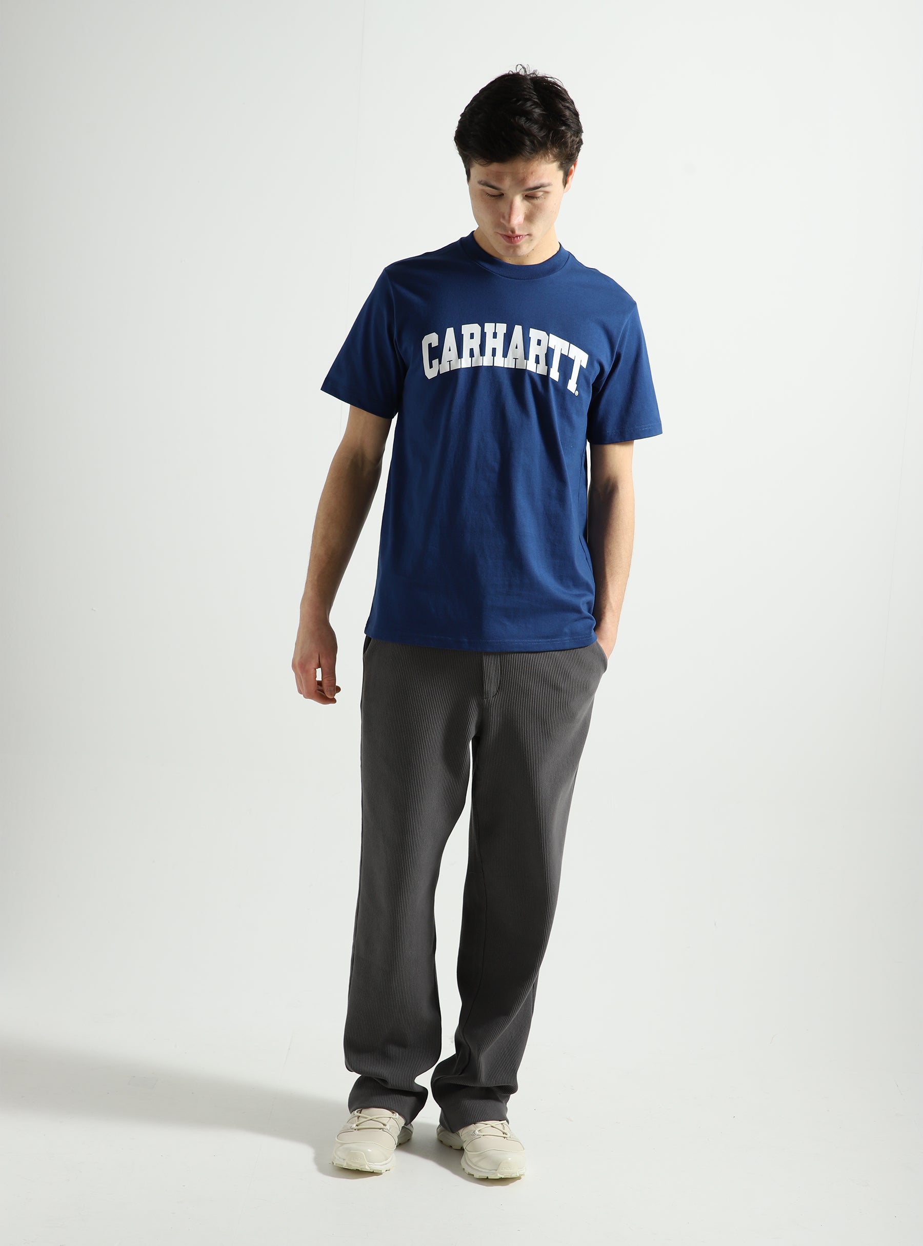 Carhartt WIP University T-Shirt Elder White I028990-22TXX