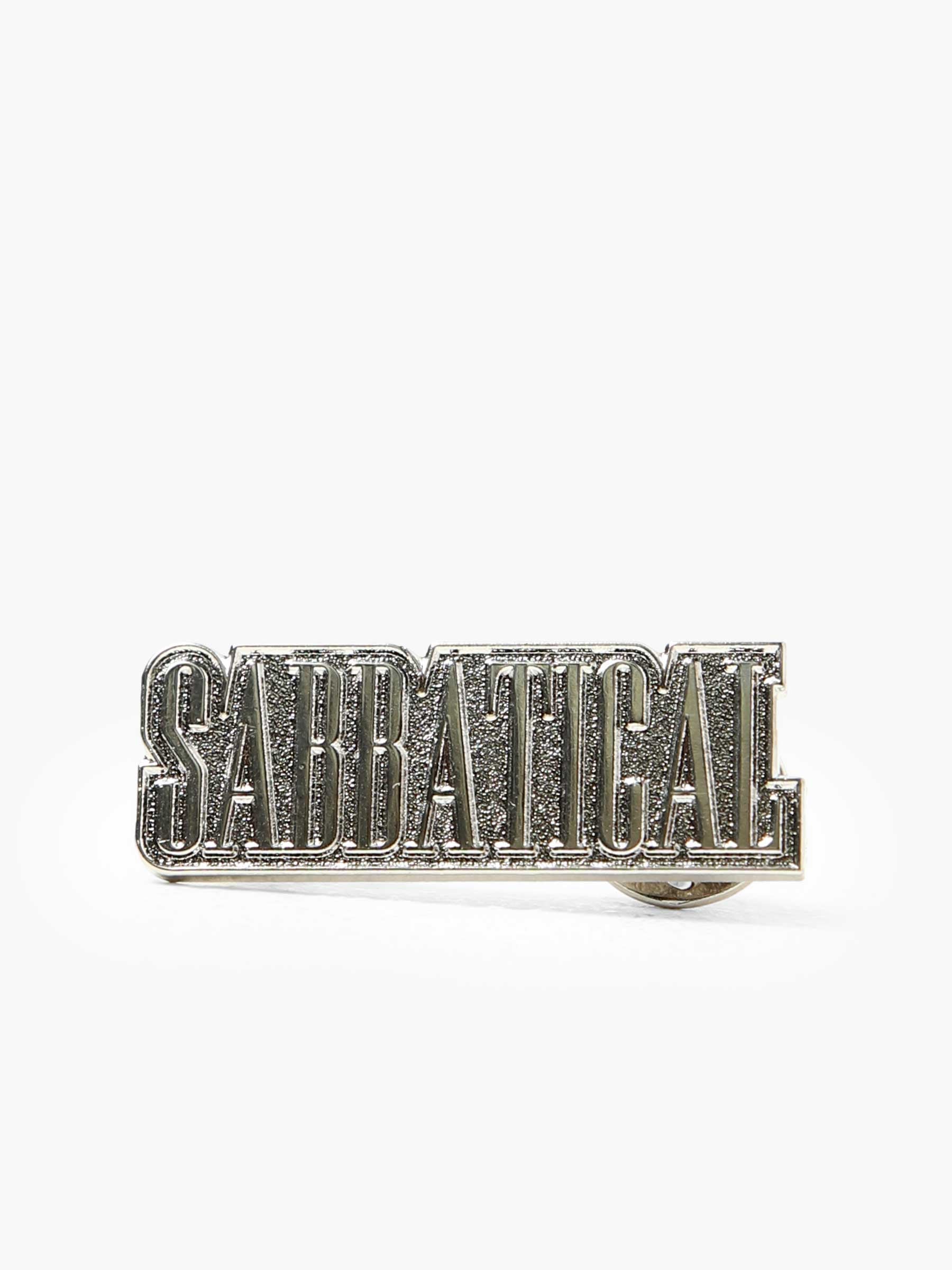 Sabbatical Sabbatical Logo Pin Silver AW23-SAB14S