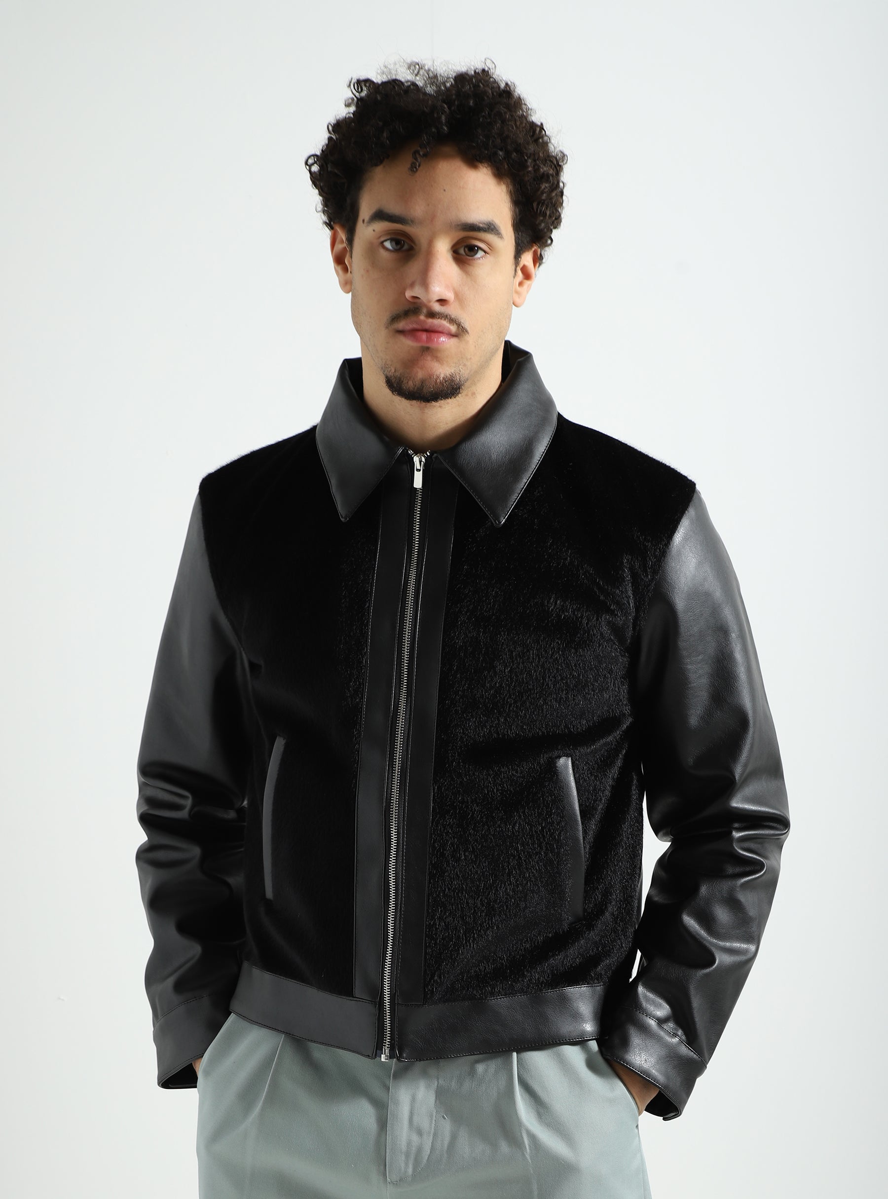 Arte Antwerp Jasper Double Jacket Black SS24-113J