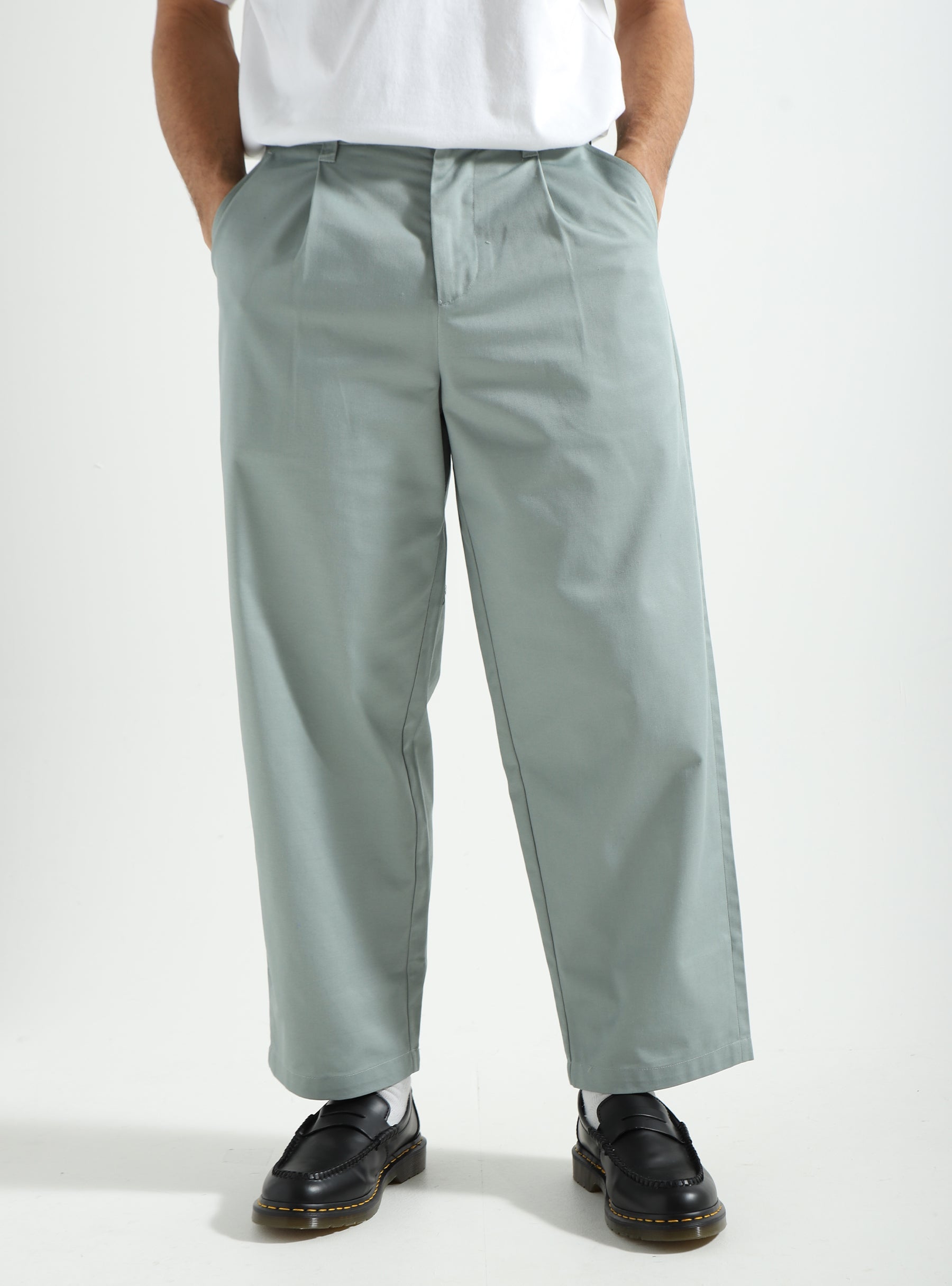 New Amsterdam Surf Association Reworked Trouser Aqua Grey 2401004002