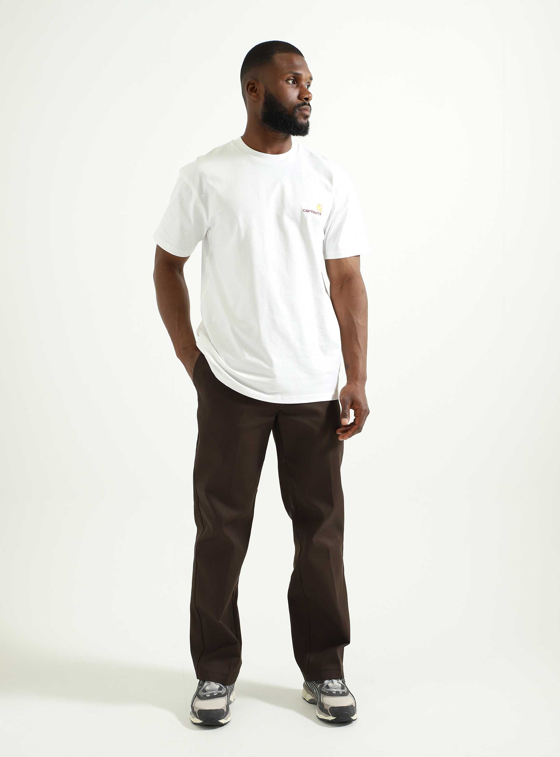 Carhartt WIP American Script T-Shirt White I029956