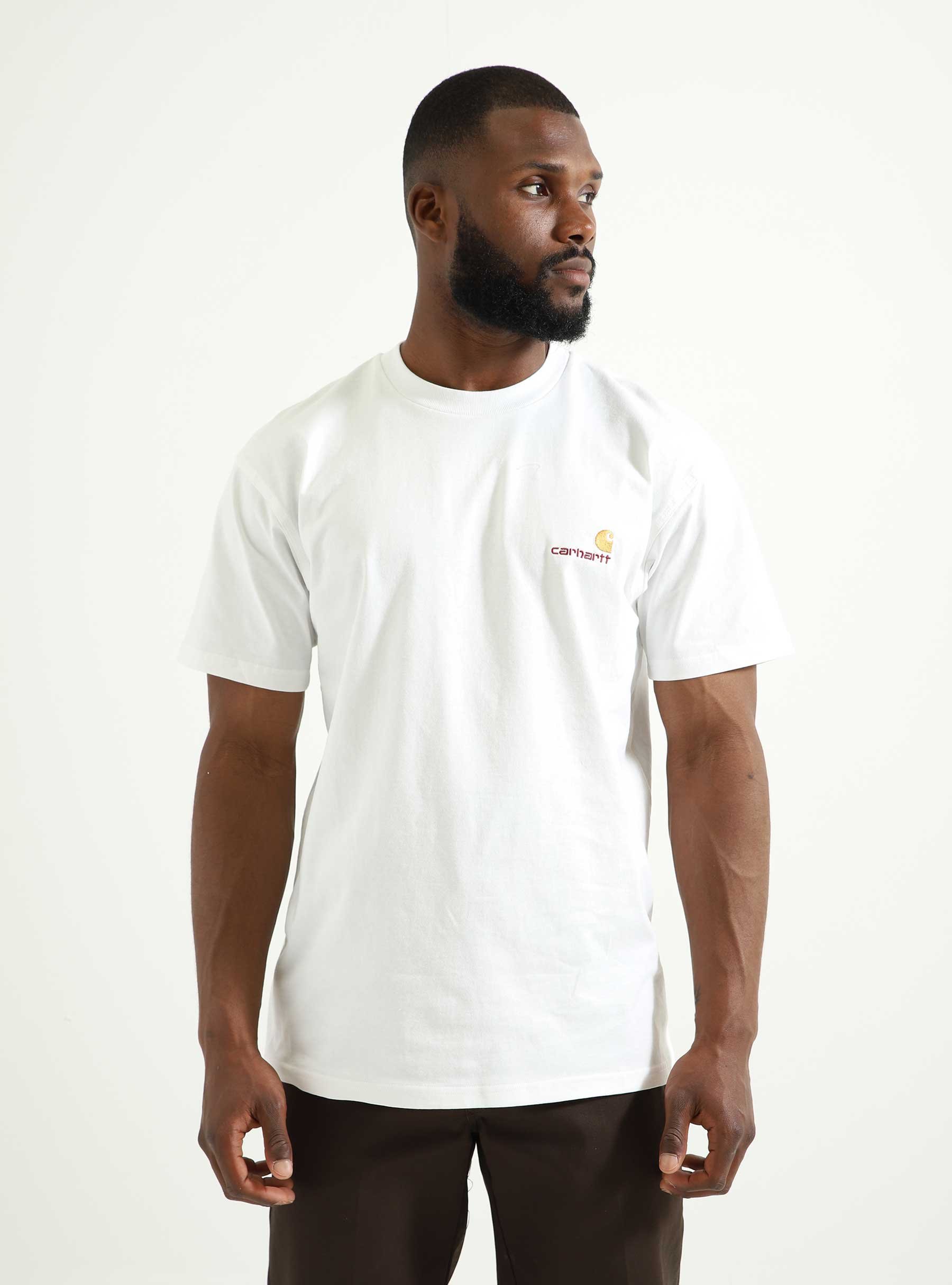 Carhartt WIP American Script T-Shirt White I029956