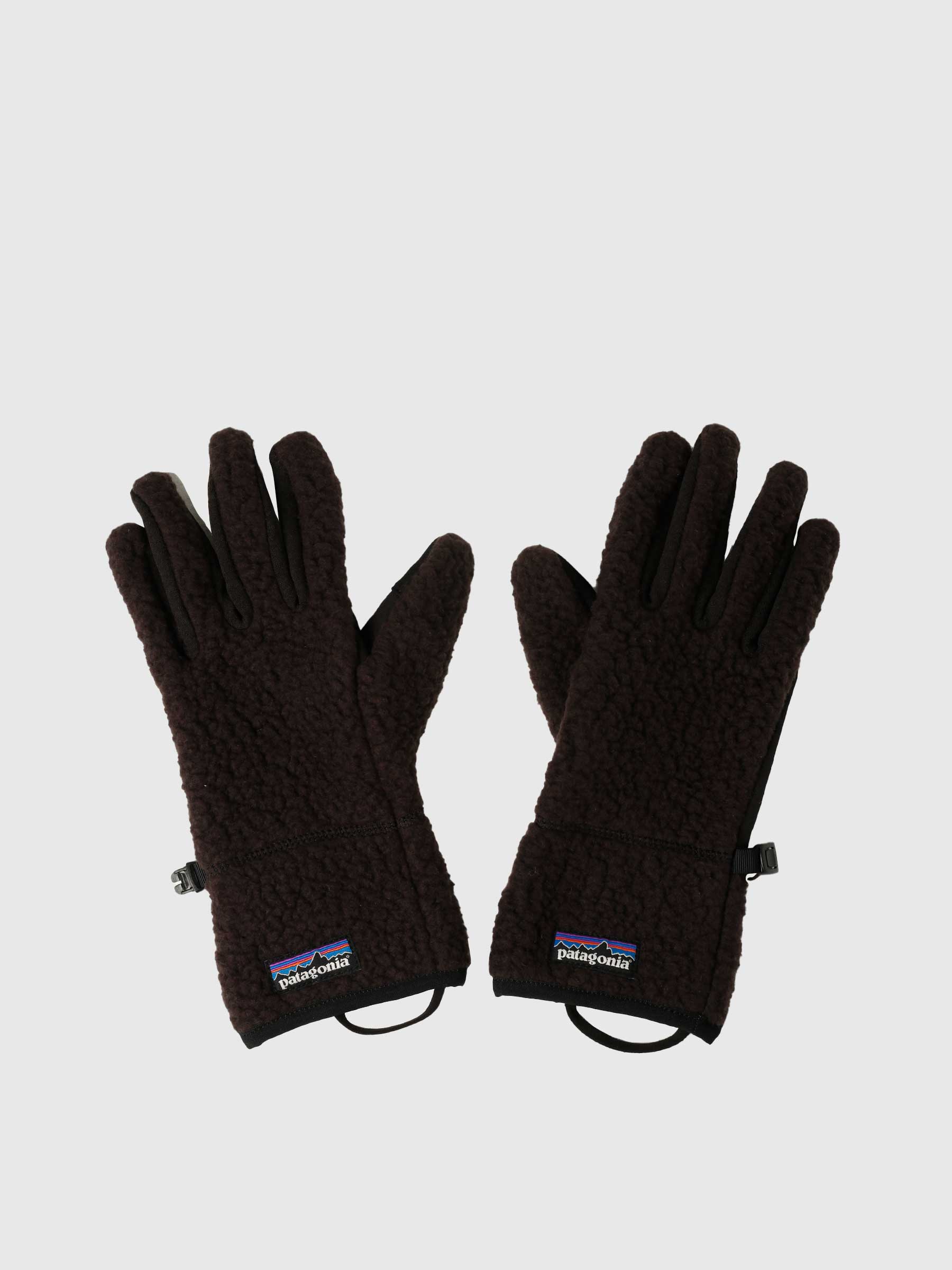 Patagonia Retro Pile Gloves Black 34585